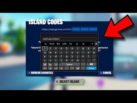 How To Enter Codes In Fortnite (How To Use Map Codes In Fortnite)